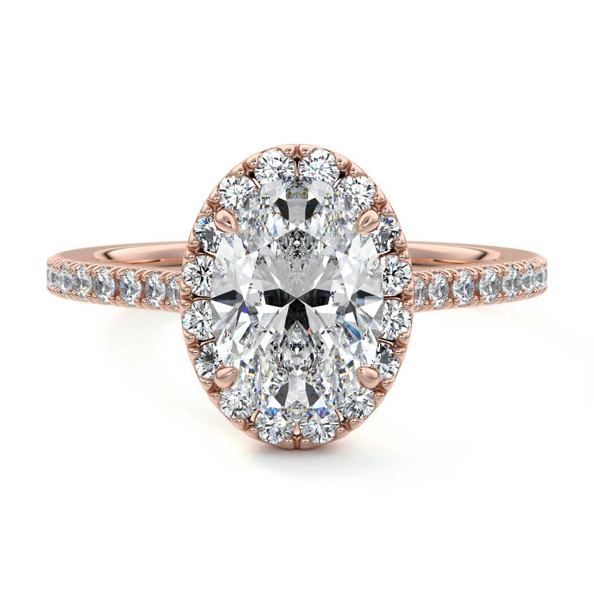 OVAL HALO RING