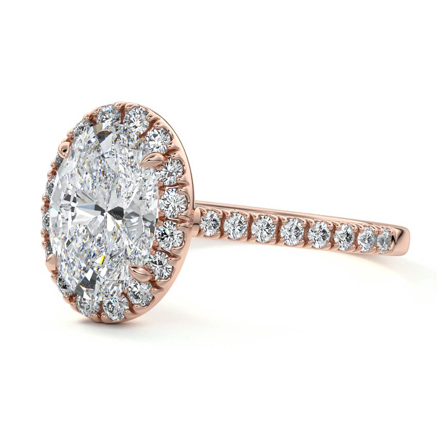 OVAL HALO RING