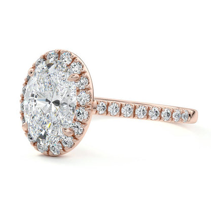 OVAL HALO RING