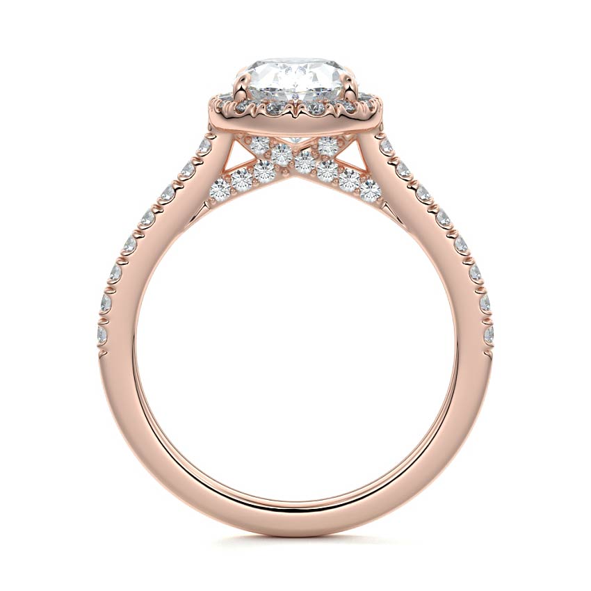 OVAL HALO RING