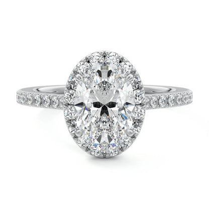 OVAL HALO RING