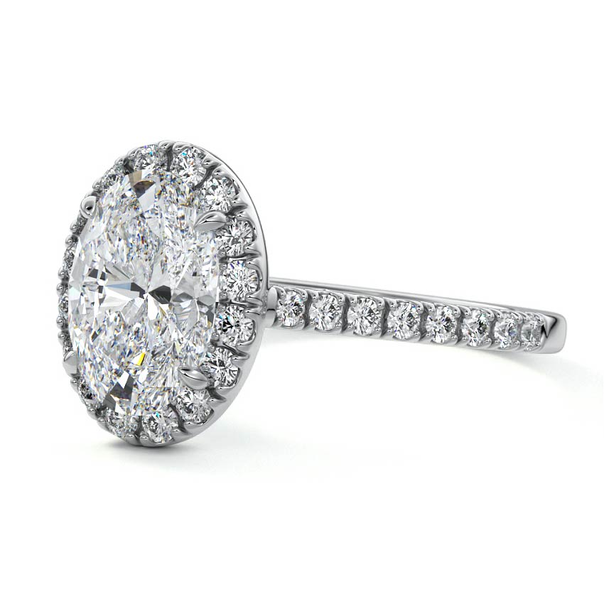 OVAL HALO RING