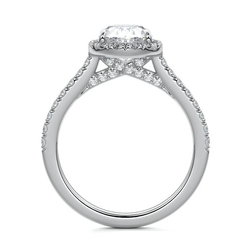 OVAL HALO RING