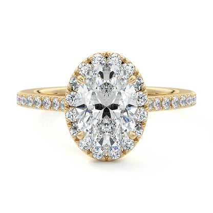 OVAL HALO RING