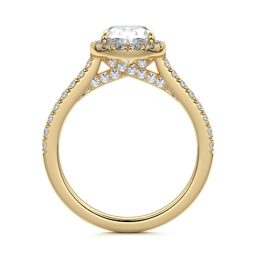 OVAL HALO RING