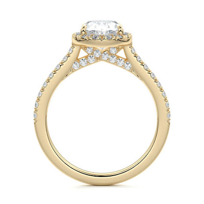 OVAL HALO RING