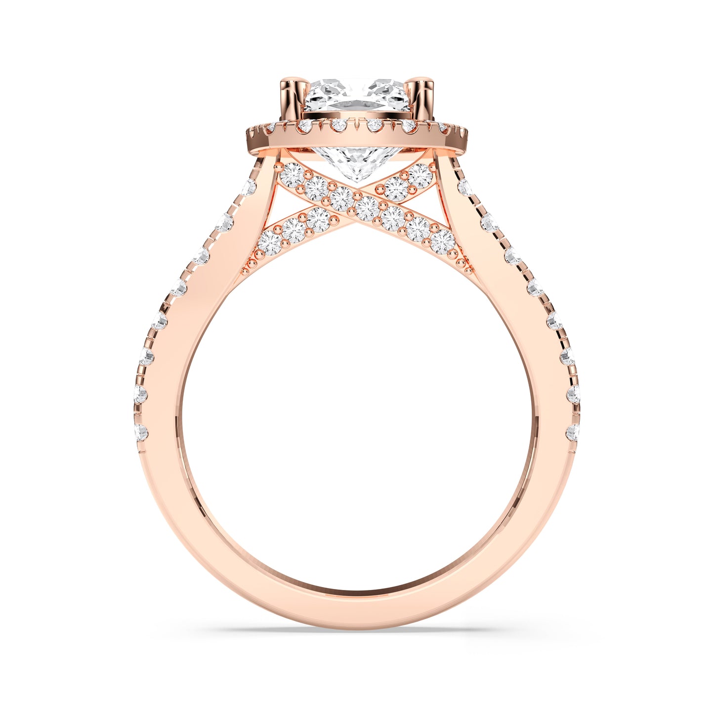 SQ.CUSHION HALO RING