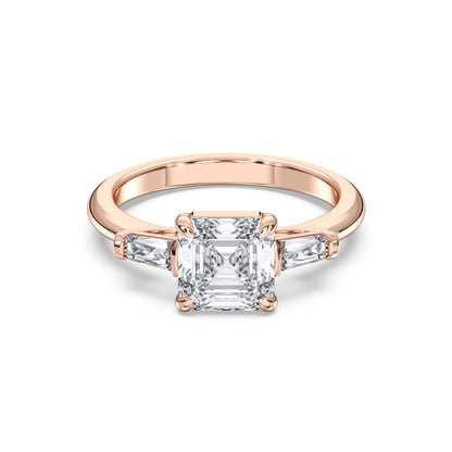 SQ.EMR/TB 3 STONES RING