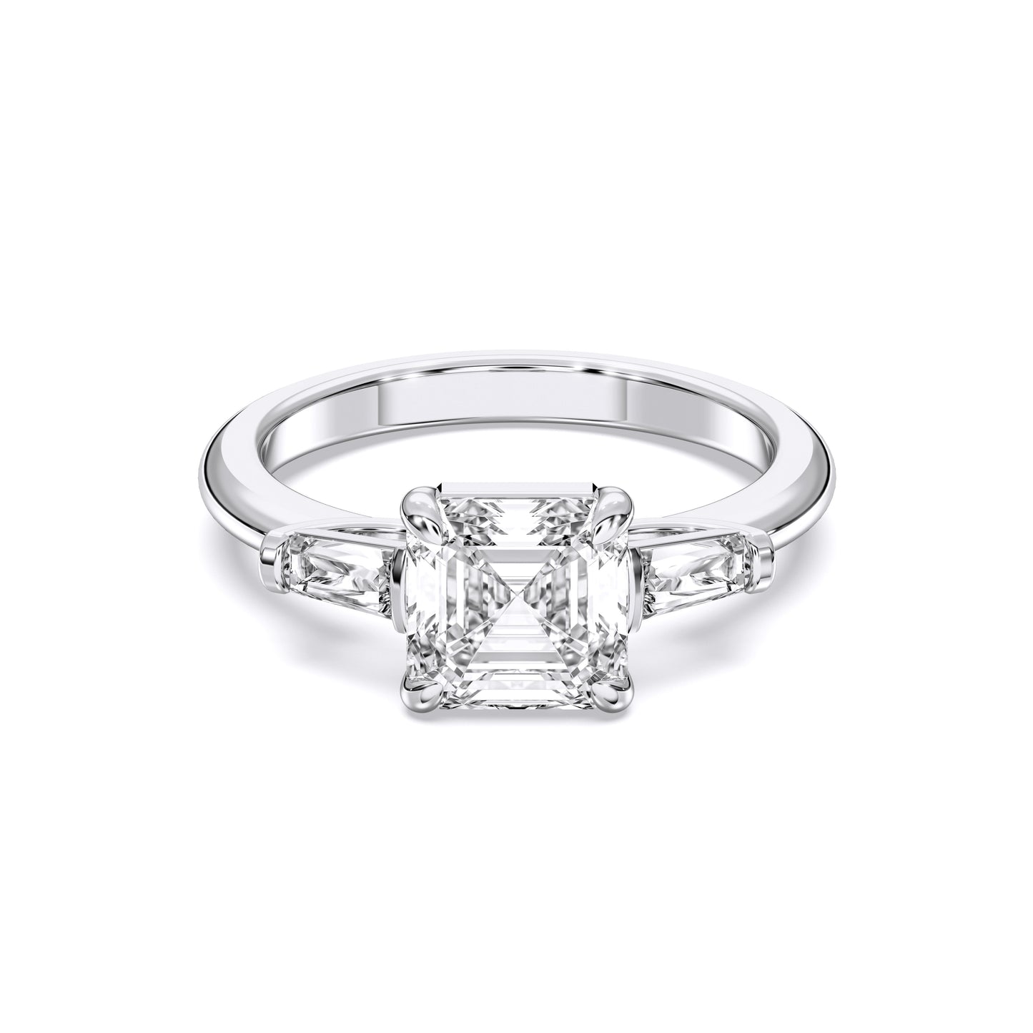 SQ.EMR/TB 3 STONES RING