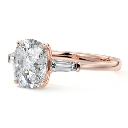 EL.CU/TB 3 STONES RING