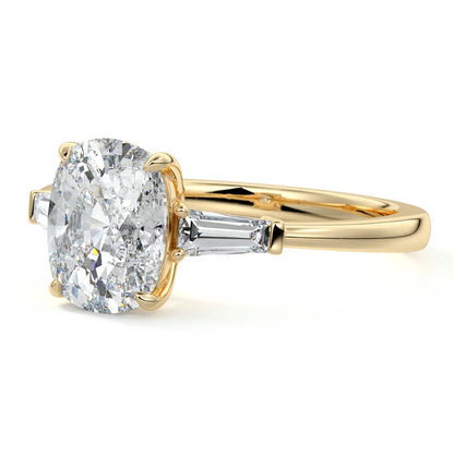 EL.CU/TB 3 STONES RING