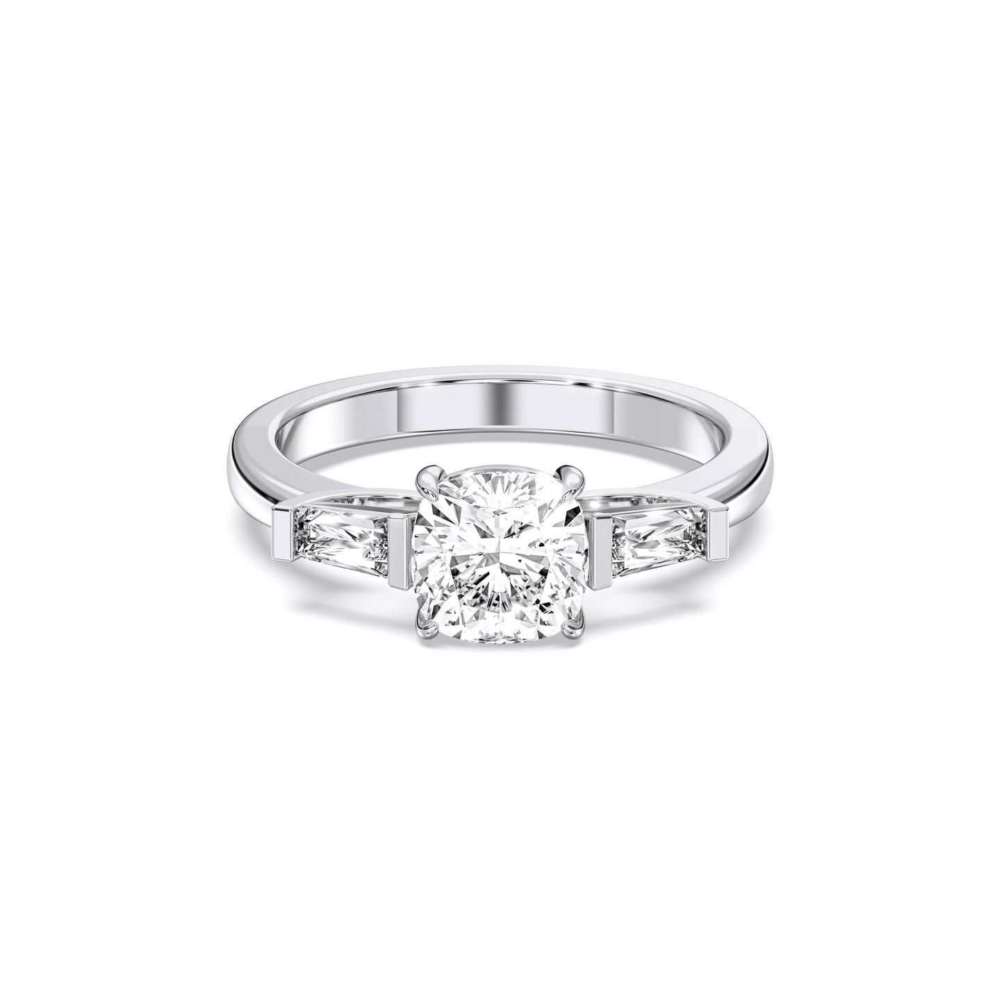 SQ.CU/TB 3 STONES RING