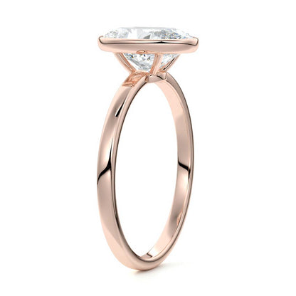 OVAL BEZEL SOLITAIRE RING