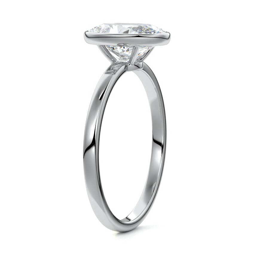 OVAL BEZEL SOLITAIRE RING