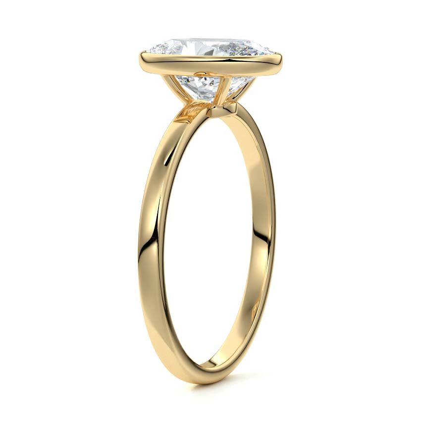 OVAL BEZEL SOLITAIRE RING