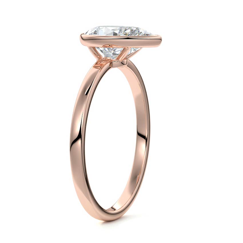 PEAR BEZEL SOLITAIRE RING