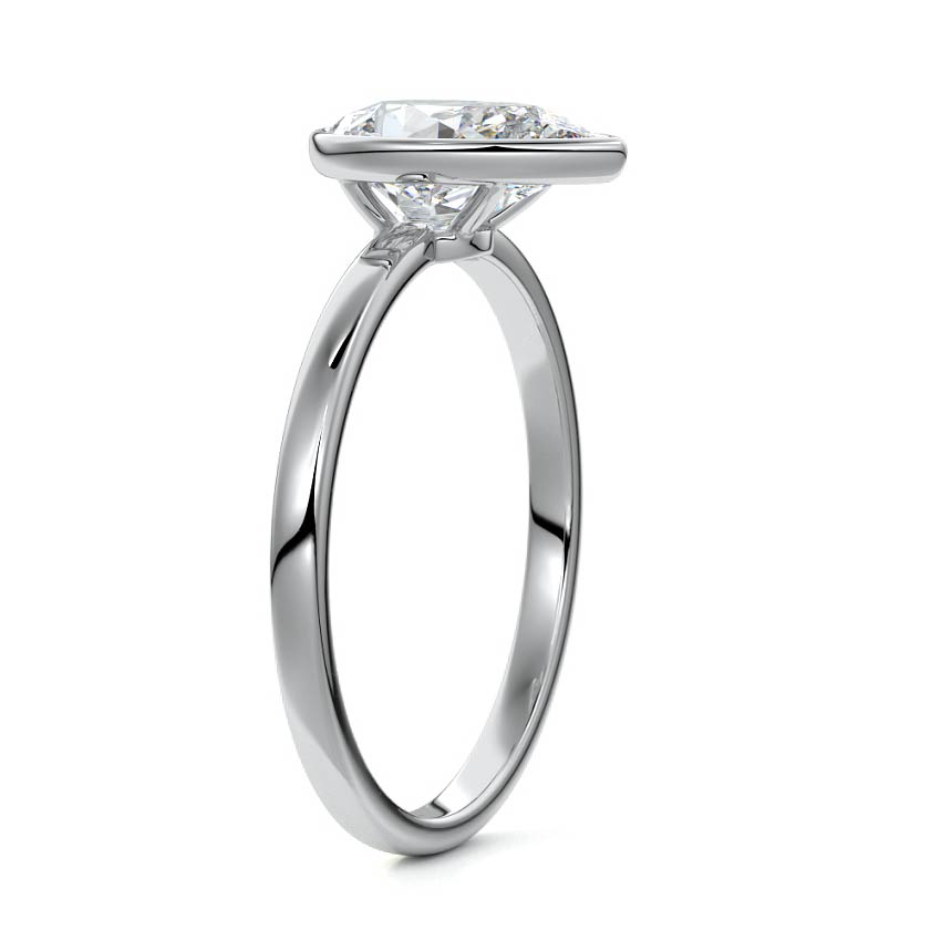 PEAR BEZEL SOLITAIRE RING