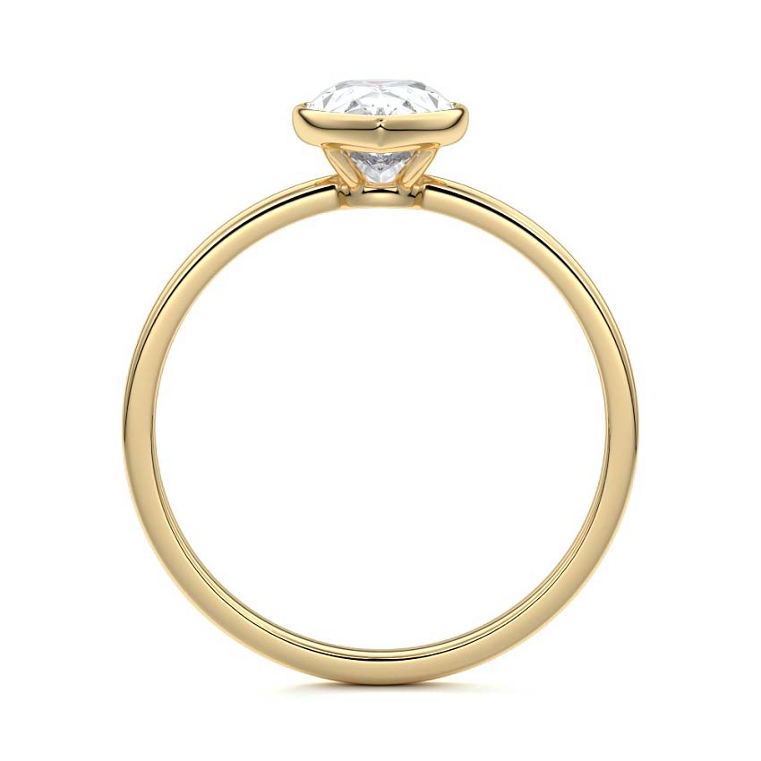 PEAR BEZEL SOLITAIRE RING