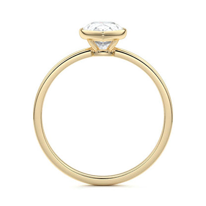 PEAR BEZEL SOLITAIRE RING