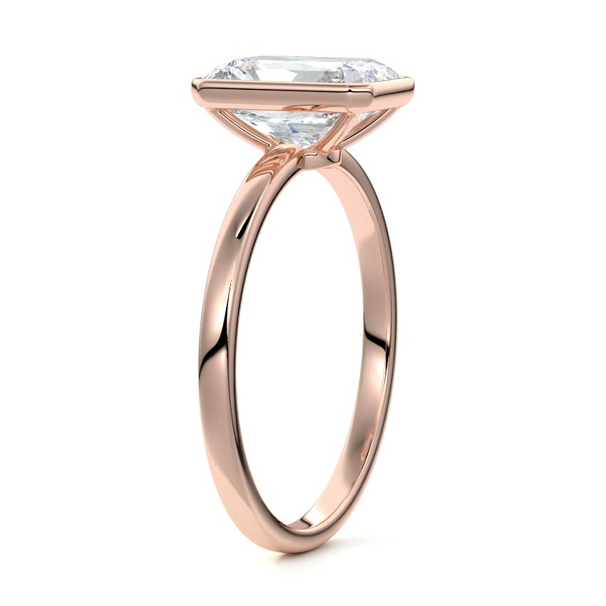 RADIANT BEZEL SOLITAIRE RING