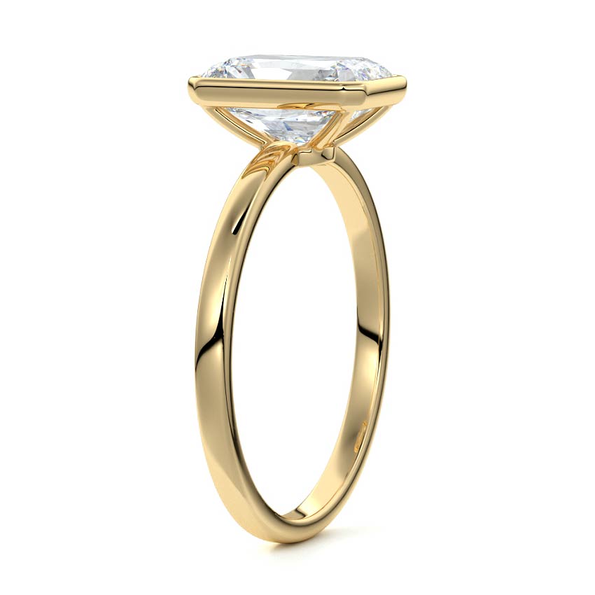 RADIANT BEZEL SOLITAIRE RING