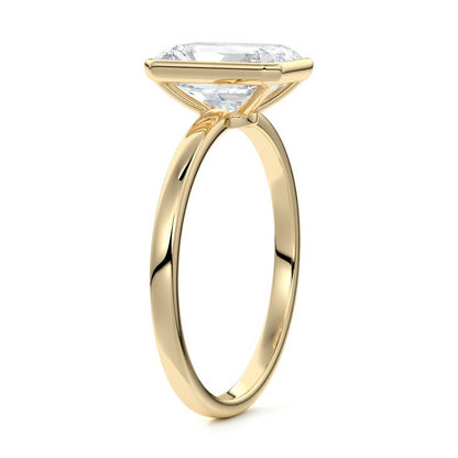 RADIANT BEZEL SOLITAIRE RING