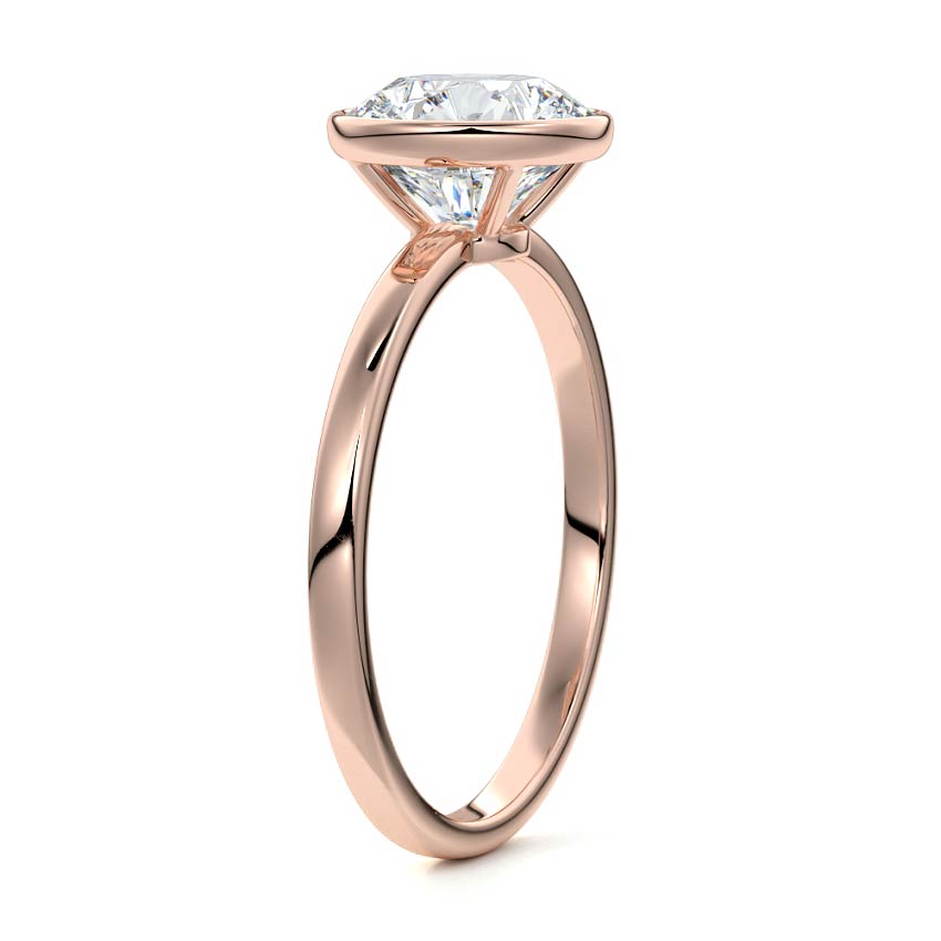 ROUND BEZEL SOLITAIRE RING