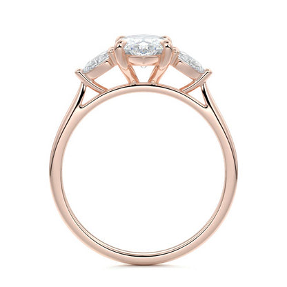 MQ/PS 3 STONES RING