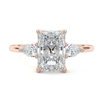 RAD/PS 3 STONES RING