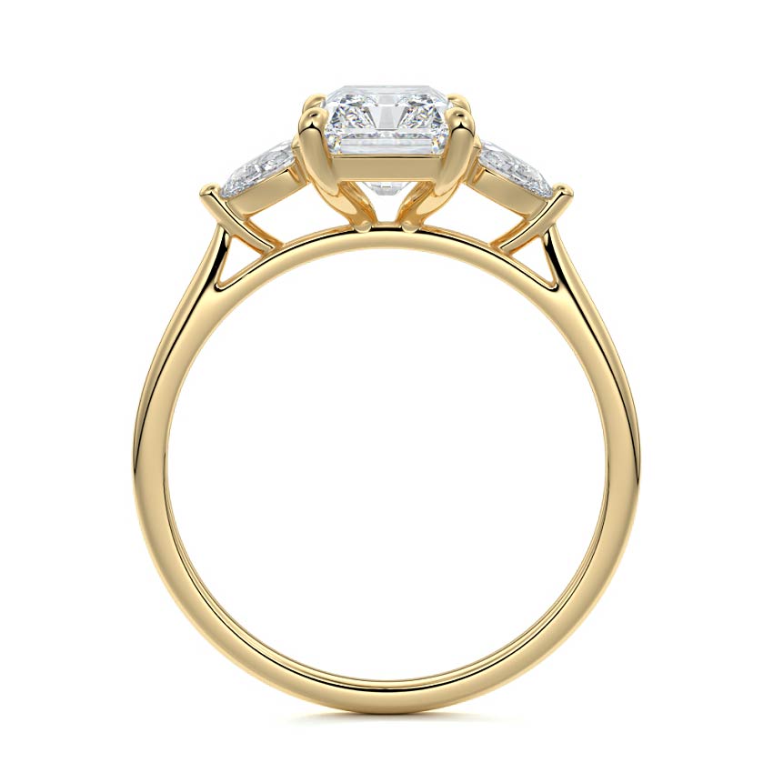 RAD/PS 3 STONES RING