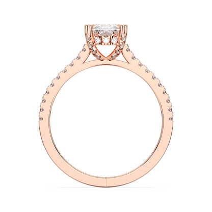 EL.CUSHION HIDDEN HALO WITH SIDE STONE