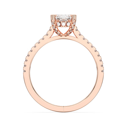 EL.CUSHION HIDDEN HALO RING