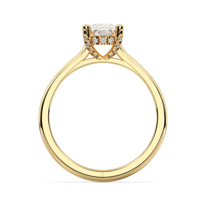EL.CUSHION HIDDEN HALO RING