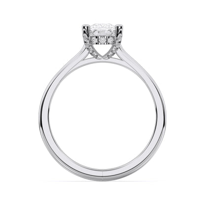 EL.CUSHION HIDDEN HALO RING