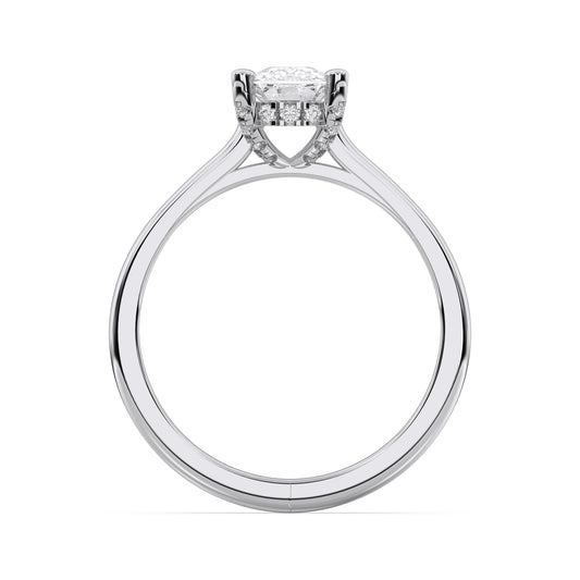 EL.CUSHION HIDDEN HALO RING