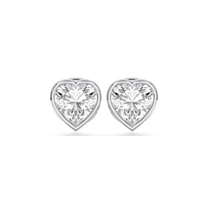 HEART BEZEL STUDS