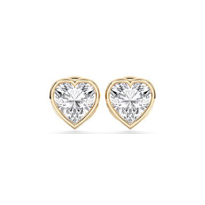 HEART BEZEL STUDS