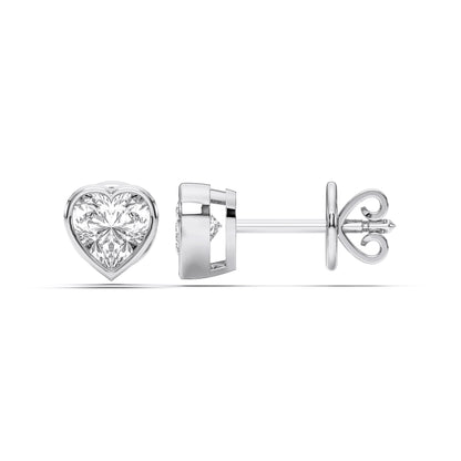 HEART BEZEL STUDS