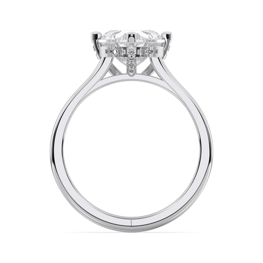 HEART HIDDEN HALO RING
