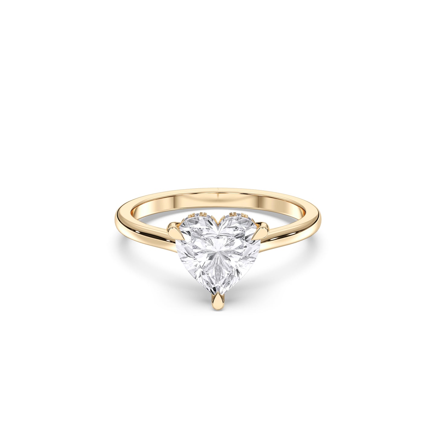 HEART HIDDEN HALO RING