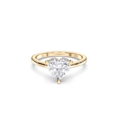 HEART HIDDEN HALO RING