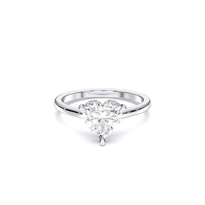 HEART HIDDEN HALO RING