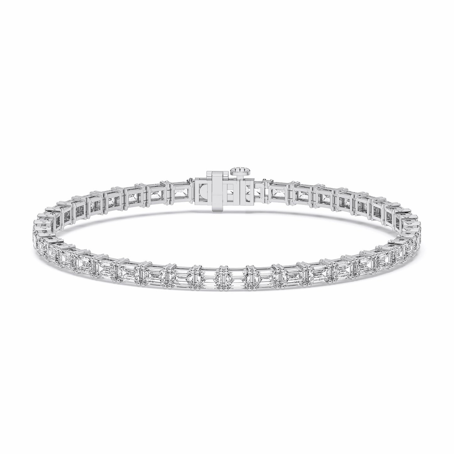 EMERALD TENNIS BRACELET (E-W)