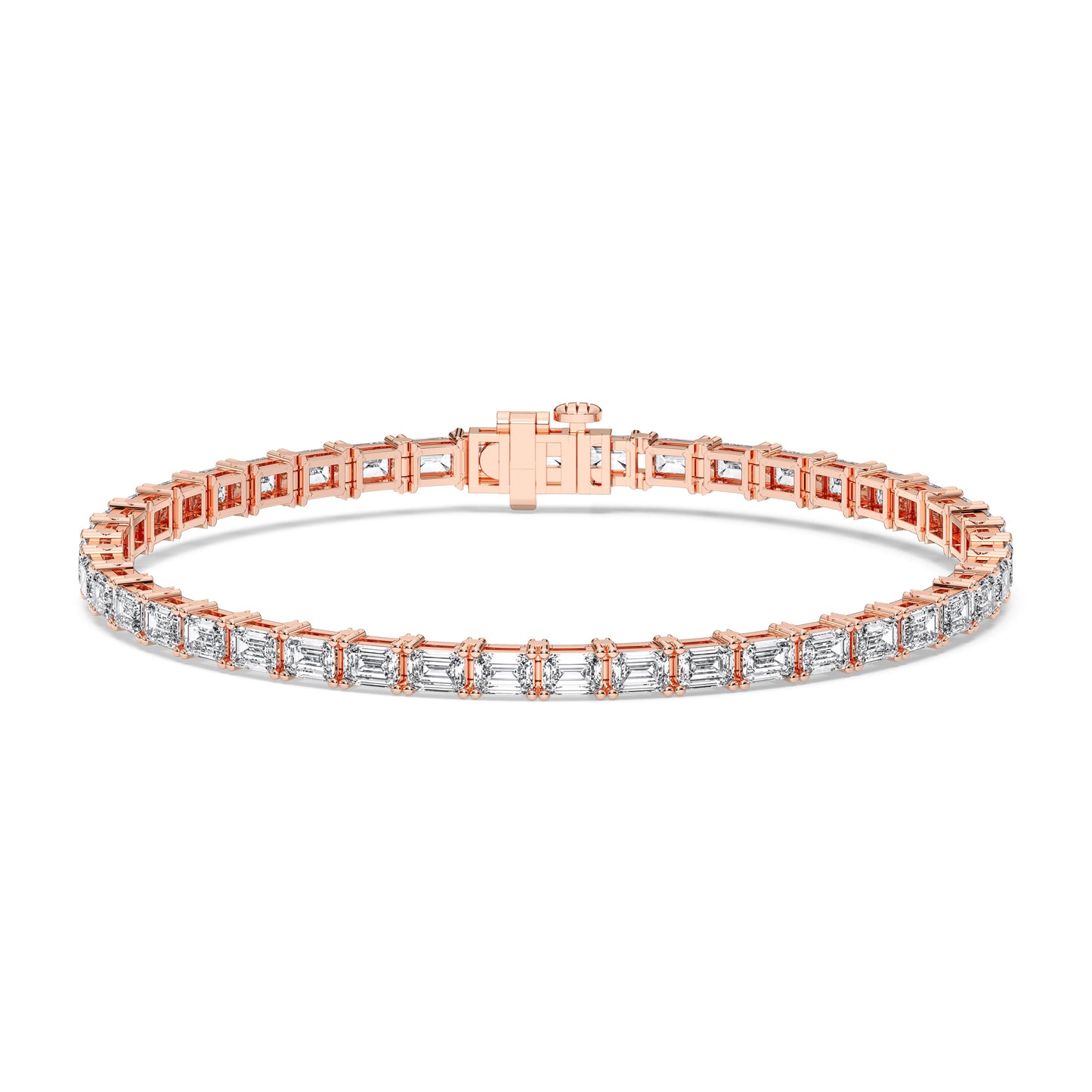 EMERALD TENNIS BRACELET (E-W)