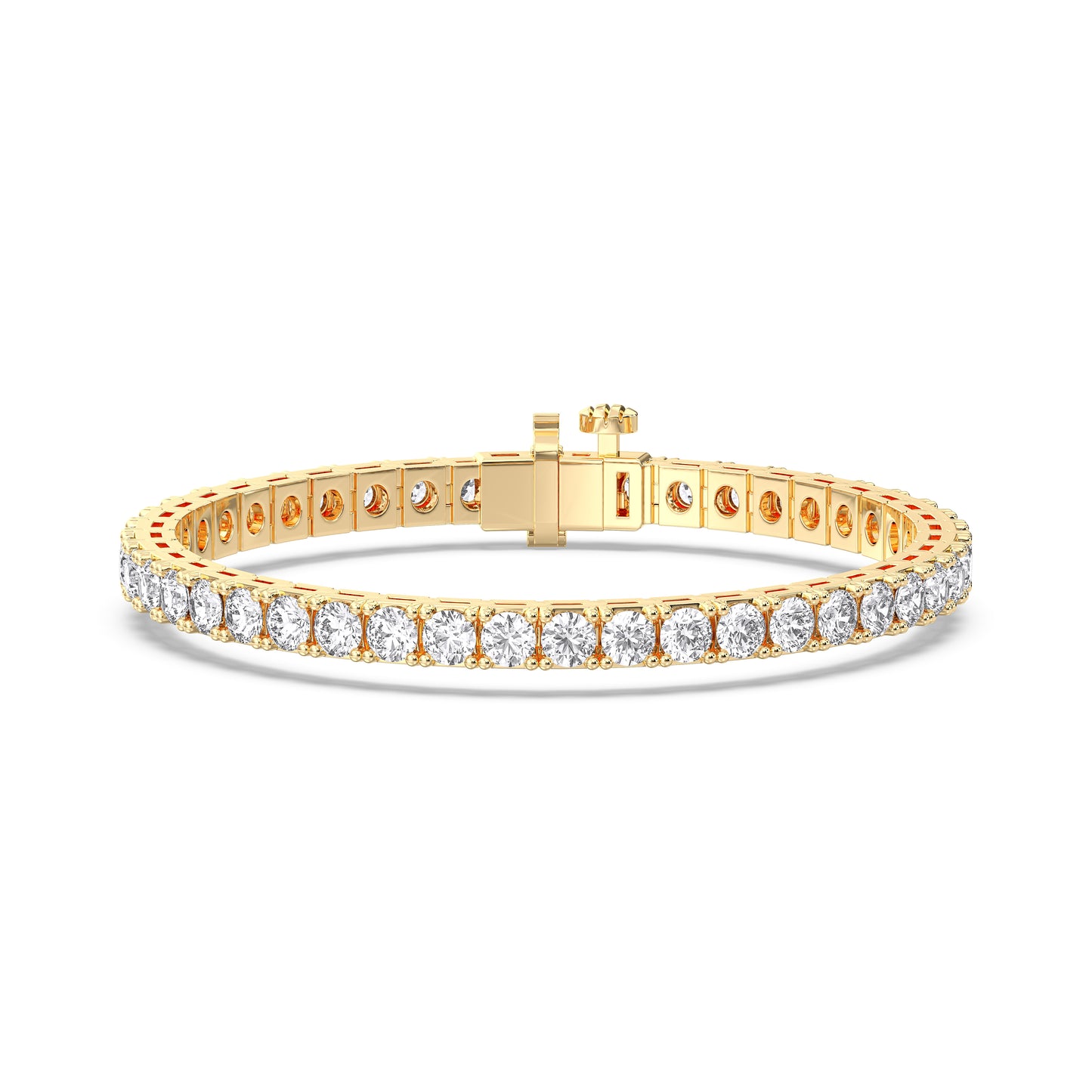 ROUND 4PRONG TENNIS BRACELET