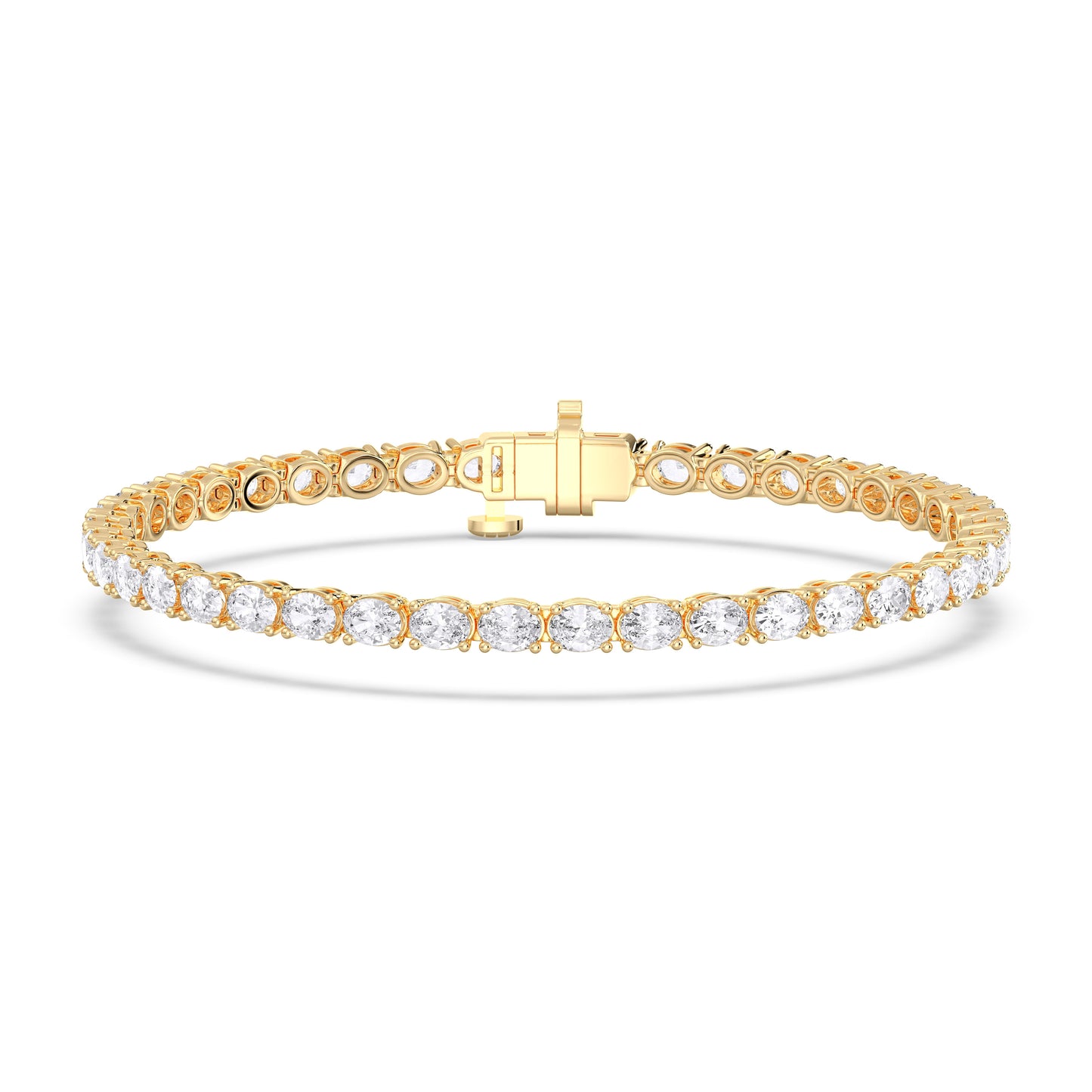 OVAL TENNIS BRACELET (E-W)