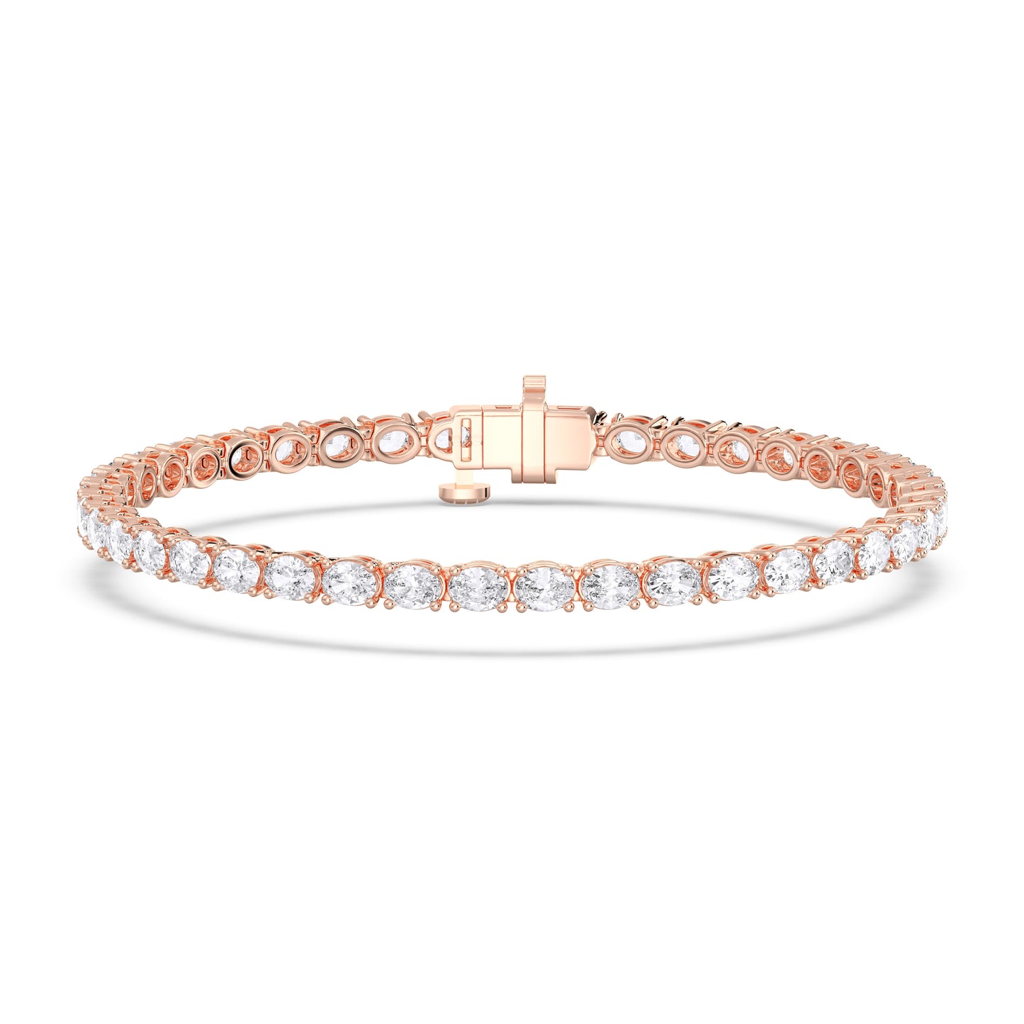 OVAL TENNIS BRACELET (E-W)