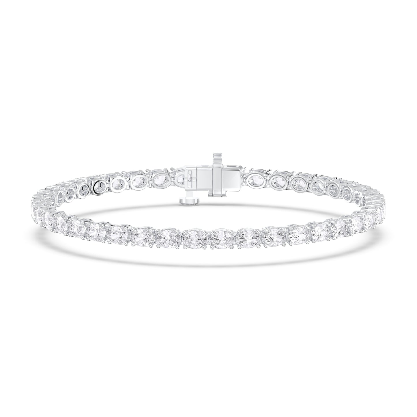 OVAL TENNIS BRACELET (E-W)