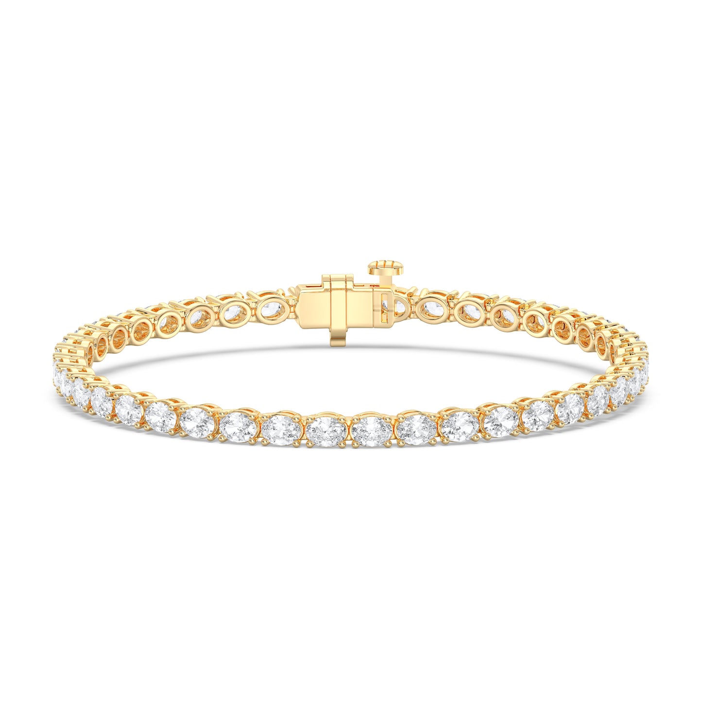 OVAL TENNIS BRACELET (E-W)