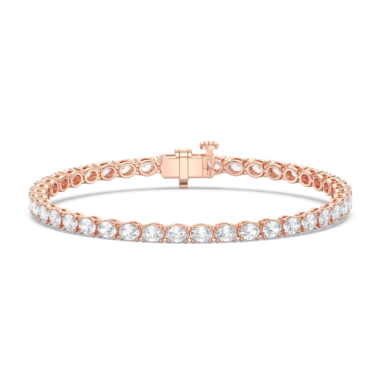 OVAL TENNIS BRACELET (E-W)
